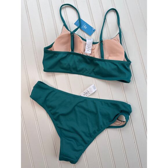 NWT Cupshe Cutout Bikini Bralette & Cutout Bottoms Set Swimsuit BUNDLE Size M - Picture 5 of 11